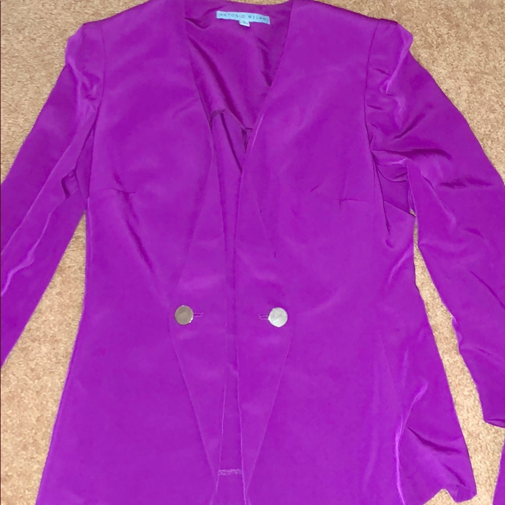 Purple blazer